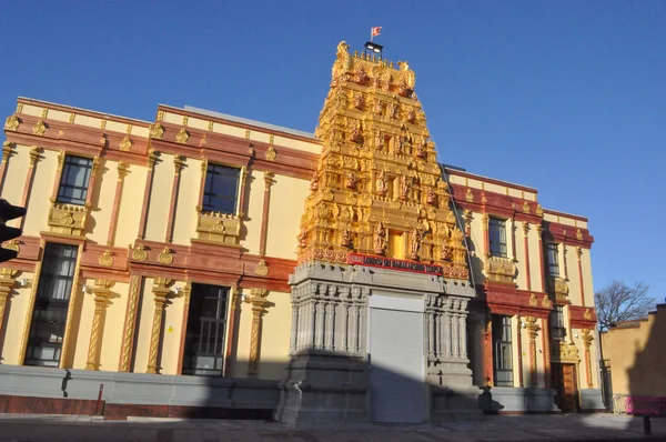 London Egyesült Királyság Február 2018 Körül Sri Kanál Hindu Templom — Stock Fotó