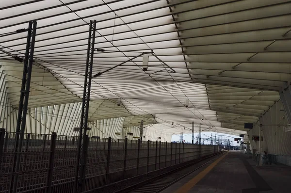 レッジョ エミリア イタリア 2018 サンティアゴ カラトラヴァ駅 — ストック写真