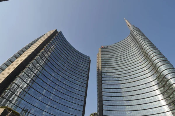 Milano Italia Circa Aprile 2018 Torre Unicredit Che Significa Torre — Foto Stock