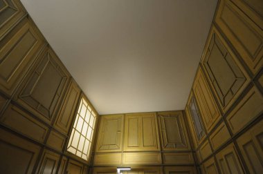 Moncalieri, İtalya - Mayıs 2017 yaklaşık: Moncalieri castle Odalar