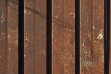 kahverengi paslı metal doku arka plan olarak yararlı çelik