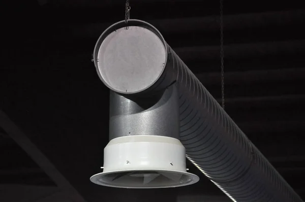 Tubo Ventilación Para Calefacción Hvac Planta Aire Acondicionado —  Fotos de Stock