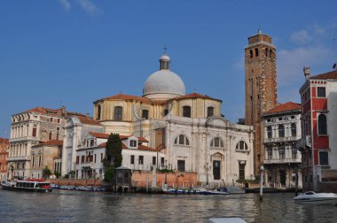 Venice, İtalya - Temmuz 2018 yaklaşık: Canal Grande (anlam Grand Canal)