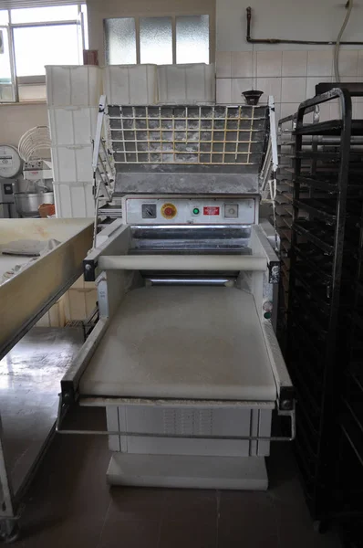Turin Italy Circa May 2018 Machinery Used Bakery Bread Breadsticks — Stock Photo, Image