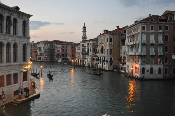Venice Italy Circa July 2018 Canal Grande Meaning Grand Canal — Stock Photo, Image