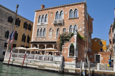 Venice, İtalya - Temmuz 2018 yaklaşık: Canal Grande (anlam Grand Canal)