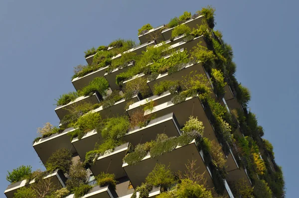 ミラノ イタリア 2018年 月年頃 高層ビルという名前のボスコ Verticale 垂直森林を意味します — ストック写真