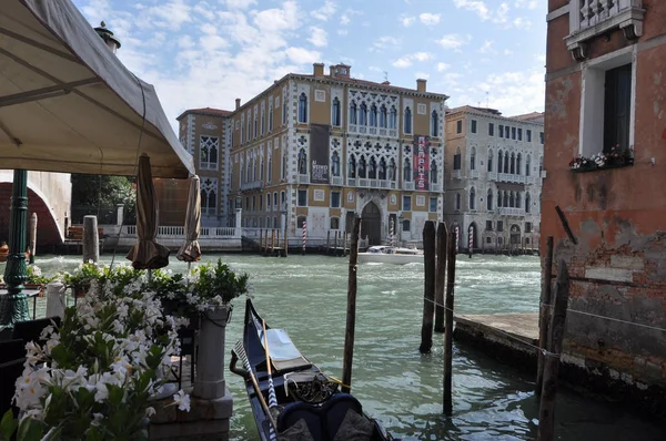 Venice Italy Circa July 2018 Canal Grande Meaning Grand Canal — Stock Photo, Image