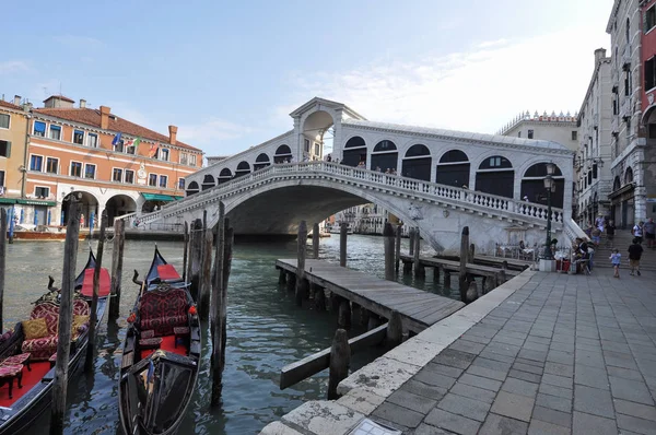 Venice Itália Circa Julho 2018 Ponte Rialto Que Significa Ponte — Fotografia de Stock