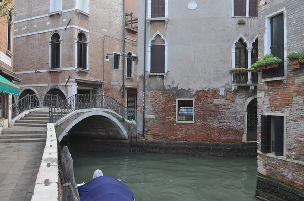 Utsikt Byen Venice Italia – stockfoto