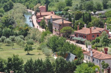 Torcello katedral kilise Santa Maria Assunta (bazilika) ve Santa Fosca Venedik, İtalya