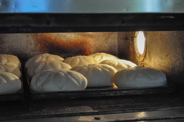 Хлеб Приготовленный Теста Муки Воды — стоковое фото