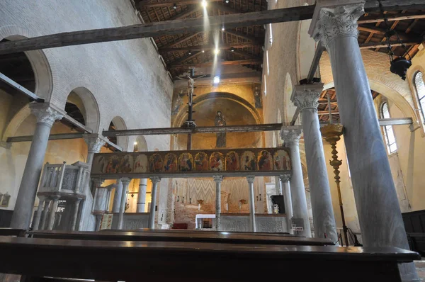 Torcello Cathedral Church Santa Maria Assunta Basilica Santa Fosca Venice — Stock Photo, Image