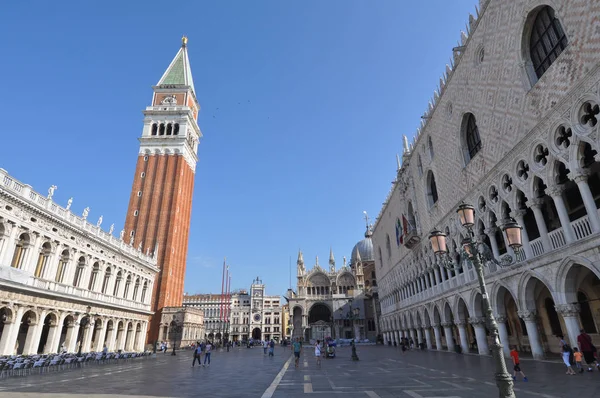 Venice Olaszország Circa 2018 Június Piazza San Marco Vagyis Szent — Stock Fotó