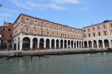 Venice, İtalya - Temmuz 2018 yaklaşık: Canal Grande (anlam Grand Canal)