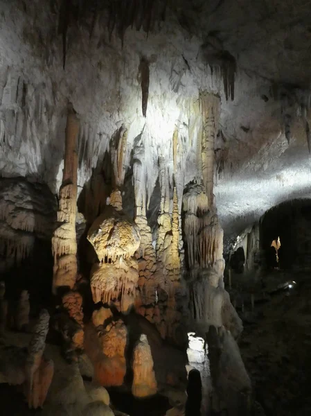 Caverna Carste Rio Pivka Postojna Eslovénia — Fotografia de Stock