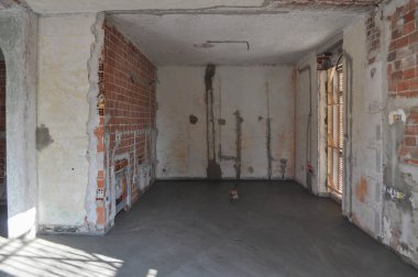 İnşaat işleri için inşaat alanı.