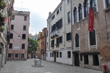 Venice, İtalya - yaklaşık Haziran 2018: Venedik'in görünümünü