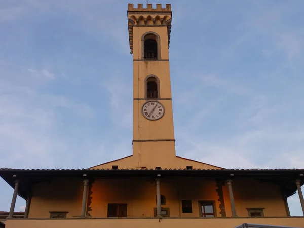 Palazzo Pretorio Aka Palazzo Arnolfo Palace San Giovanni Valdarno Italy — Stockfoto