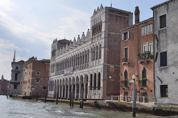 Venice Talya Temmuz 2018 Yaklaşık Canal Grande Anlam Grand Canal — Stok fotoğraf