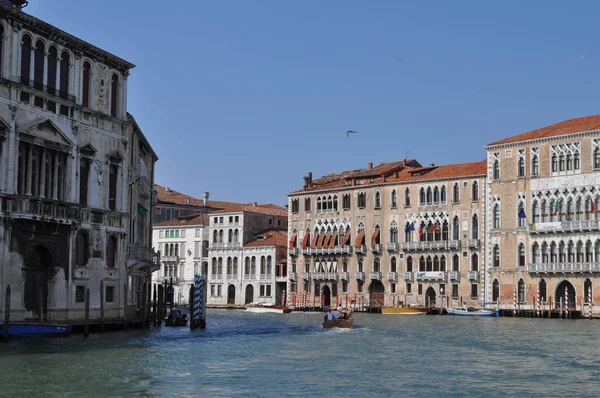 Venedig Italien Circa Juli 2018 Canal Grande Menande Grand Canal — Stockfoto