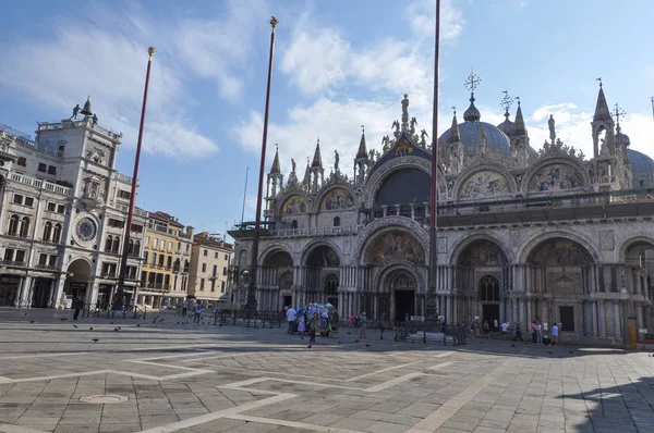 Benátky Itálie Cca Červen 2018 Piazza San Marco Což Znamená — Stock fotografie