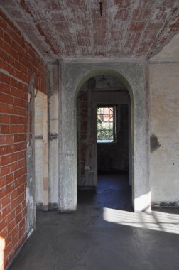 İnşaat işleri için inşaat alanı.