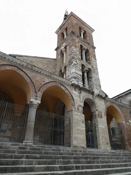 Peterskyrkan Duomo San Pietro Minturno Italien — Stockfoto