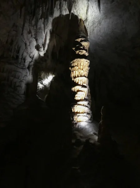 Καρστικές Σπήλαιο Του Pivka Ποταμού Postojna Σλοβενία — Φωτογραφία Αρχείου