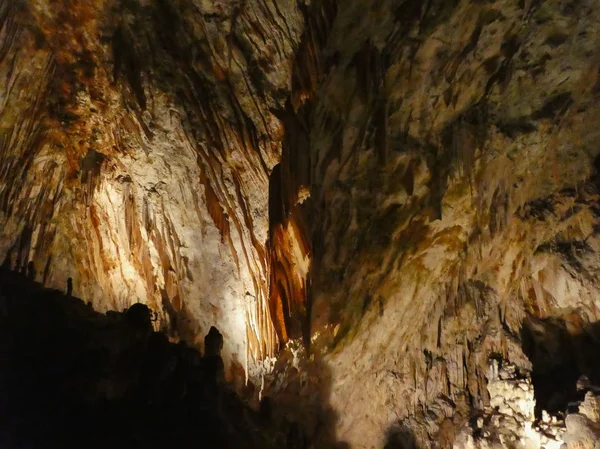 Karstik Mağarası Nın Pivka Nehir Postojna Slovenya — Stok fotoğraf