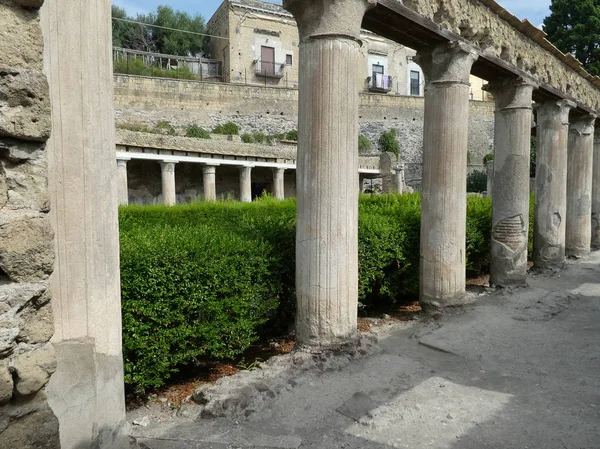 Ercolano Italië Circa September 2018 Ruïnes Van Archeologische Site Oude — Stockfoto