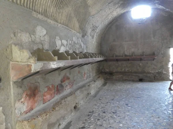 Ercolano Italy Circa September 2018 Ruins Archeological Site Ancient Roman — 图库照片