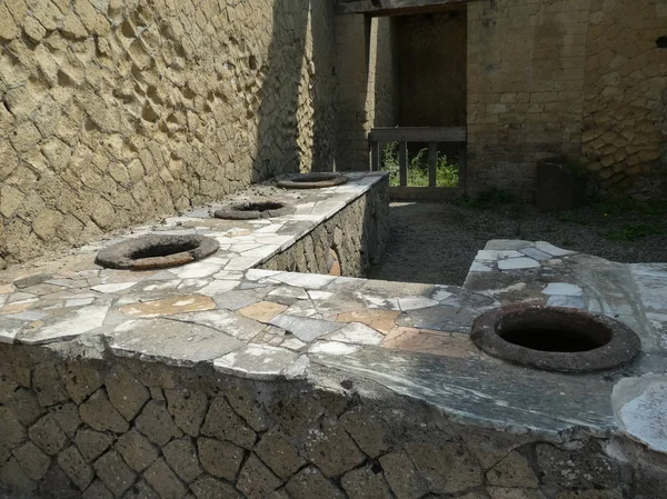 Ercolano Italie Circa Septembre 2018 Ruines Site Archéologique Ancienne Ville — Photo