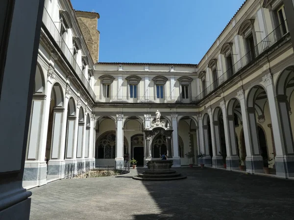 Napoli Italia Circa Settembre 2018 Chiesa San Lorenzo Maggiore — Foto Stock