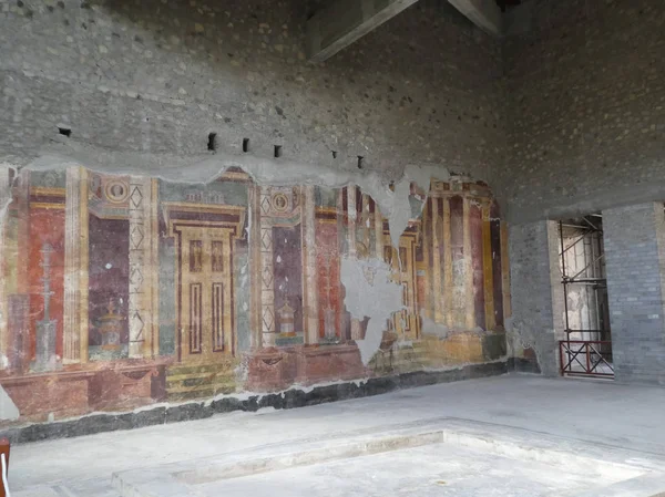 Oplontis Italia Circa Septiembre 2018 Ruinas Del Yacimiento Arqueológico Antigua —  Fotos de Stock