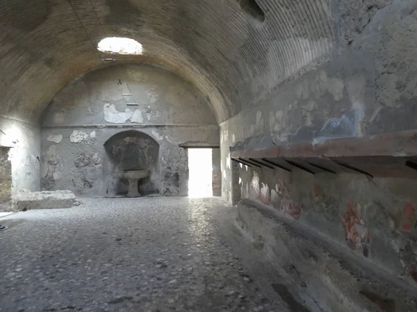 Ercolano Italy Circa September 2018 Ruins Archeological Site Ancient Roman — стоковое фото