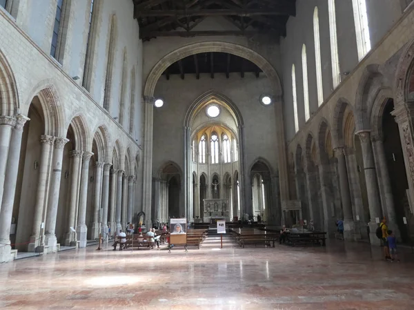 Naples Itália Circa Setembro 2018 Igreja San Lorenzo Maggiore — Fotografia de Stock