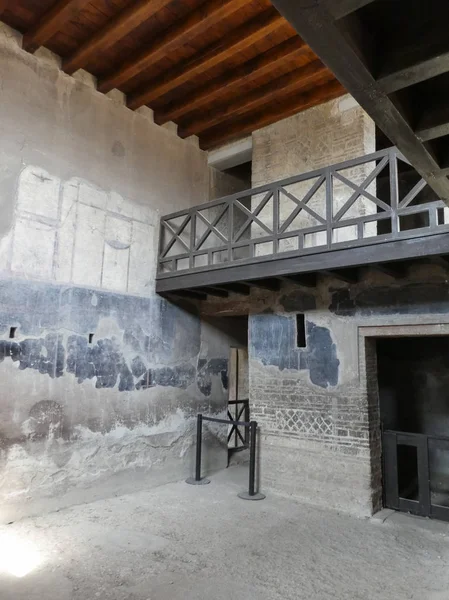 Ercolano Italy Circa September 2018 Ruins Archeological Site Ancient Roman — стоковое фото