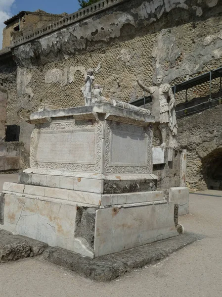 Ercolano Italy Circa September 2018 Ruins Archeological Site Ancient Roman — Stock Photo, Image