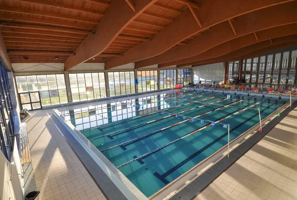 Forli Italien Circa Dezember 2018 Kommunales Schwimmbad — Stockfoto