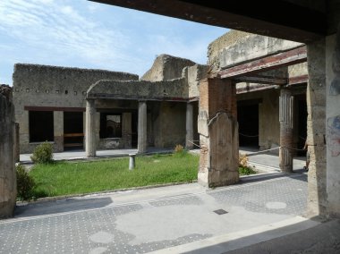 Ercolano archeological site in Ercolano clipart