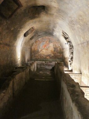 Santa Maria Capua Vetere 'deki Roma amfitiyatro kalıntıları