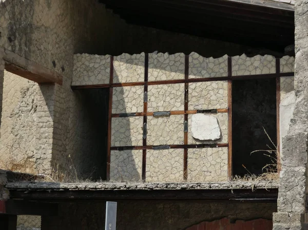 Ercolano sítio arqueológico em Ercolano — Fotografia de Stock