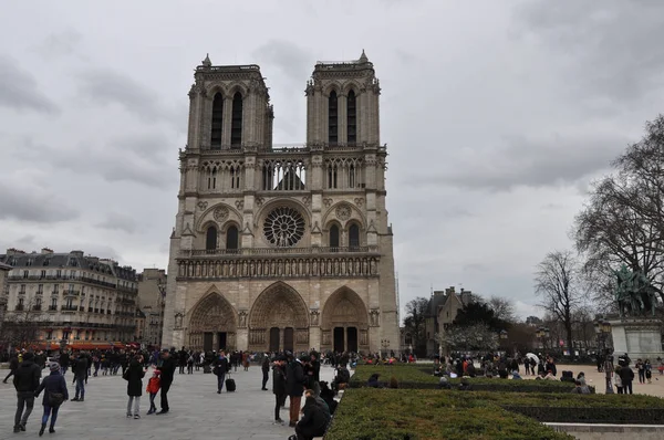 Notre Dame v Paříži — Stock fotografie