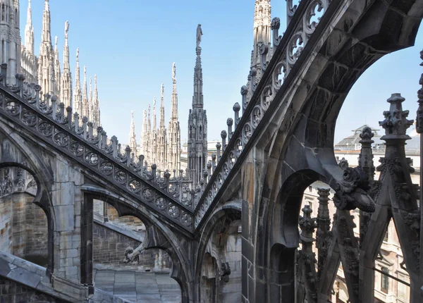 Duomo di Milano (Milan Katedrali) — Stok fotoğraf