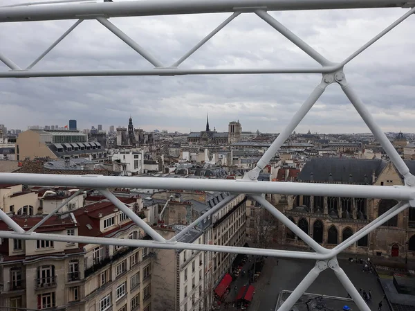 Flygfoto över Paris — Stockfoto