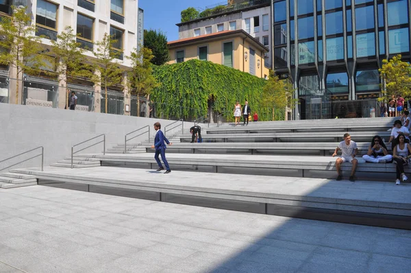 Piazza del Liberty in Milan — стокове фото