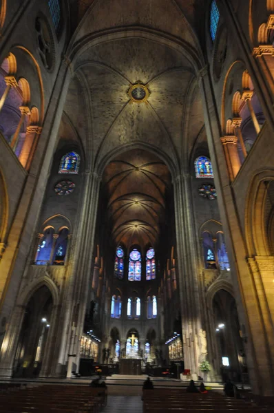Catedral de Notre Dame en París — Foto de Stock