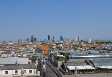 Milan 'da hava görüntüsü