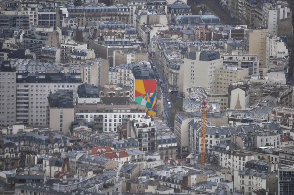 Flygfoto över Paris — Stockfoto